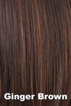 Load image into Gallery viewer, Angelica - Partial Mono Women's Wig Aderans Ginger Brown