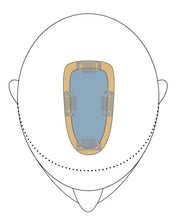 Load image into Gallery viewer, easiPart French 18" Topper JON RENAU | EASIHAIR