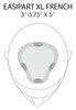 Load image into Gallery viewer, easiPart XL French 12" Topper JON RENAU | EASIHAIR