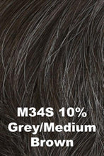 Load image into Gallery viewer, Style Men's Wigs HAIRUWEAR M34S (10% Grey Medium Brown)