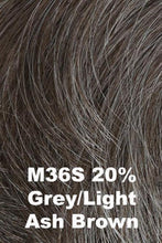 Load image into Gallery viewer, Style Men's Wigs HAIRUWEAR M36S (20% Grey Light Ash Brown)
