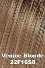 Load image into Gallery viewer, Top Smart Synthetic 18" Women's Toppers JON RENAU | EASIHAIR 22F16S8 (Venice Blonde)