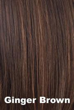 Load image into Gallery viewer, Angelica - Partial Mono Women&#39;s Wig Aderans Ginger Brown 
