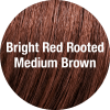 Load image into Gallery viewer, Angled Pixie-Discontinued Women&#39;s Wigs TressAllure (10/130R) Bright Red Rooted Medium Brown 

