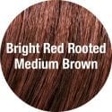 Load image into Gallery viewer, California Beach Waves Wigs TressAllure (10/130R) Bright Red Rooted Medium Brown 
