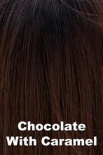 Load image into Gallery viewer, Cold Brew Chic - Handtied Women&#39;s Wig Belle Tress Chocolate w/ Caramel 
