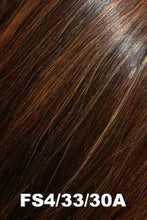 Load image into Gallery viewer, easiPart French 12&quot; Topper JON RENAU | EASIHAIR Midnight Cocoa (FS4/33/30A) 

