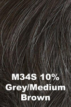 Load image into Gallery viewer, Gallant Men&#39;s Wigs HAIRUWEAR M34S (10% Grey Medium Brown) 
