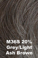 Load image into Gallery viewer, Gallant Men&#39;s Wigs HAIRUWEAR M36S (20% Grey Light Ash Brown) 
