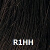 Human Hair Bangs Topper HAIRUWEAR Black (R1HH) 