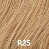 Load image into Gallery viewer, Human Hair Bangs Topper HAIRUWEAR Ginger Blonde (R25) 
