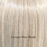 Load image into Gallery viewer, Lace Front Mono Top Wave 18 Topper Belle Tress Coconut Silver Blonde 
