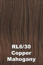 Load image into Gallery viewer, Let&#39;s Rendezvous Wig HAIRUWEAR Copper Mahogany (RL6/30) 
