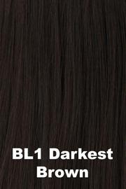Princessa wig HAIRUWEAR Darkest Brown (BL1) 