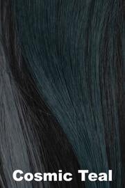 Silky Sleek Women's Wig Aderans Cosmic Teal 
