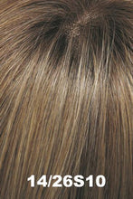Load image into Gallery viewer, Top Full Synthetic 12&quot; Wig JON RENAU | EASIHAIR 14/26S10 (Shaded Pralines and Cream) 
